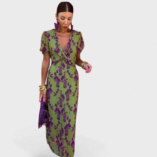 Flower Pattern Valentine's Dress
