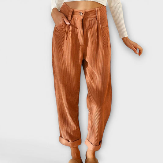 Jana - Elegant Velvet Trousers
