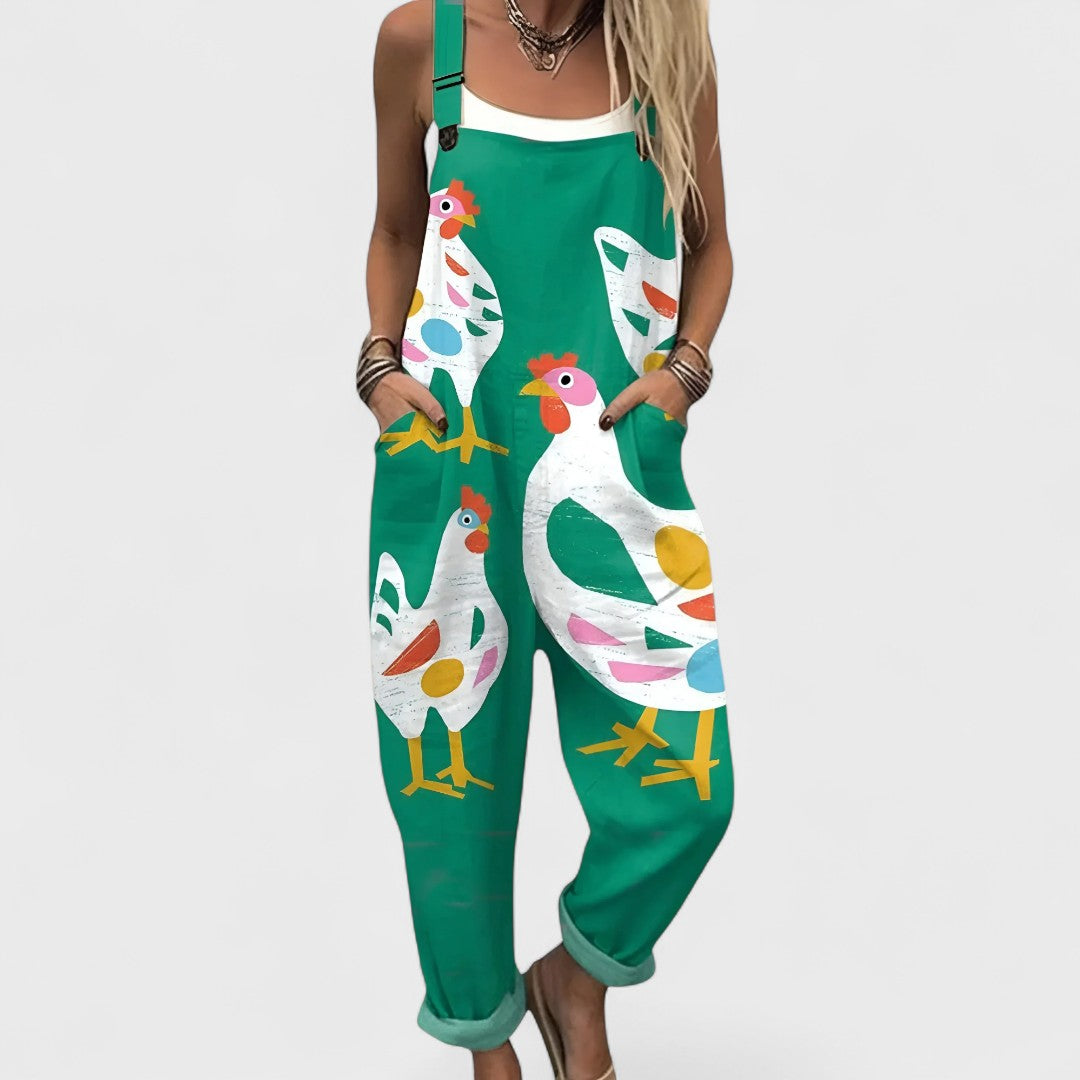 Anja - Comfortable and elegant loose-fitting jumpsuit