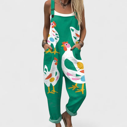 Anja - Comfortable and elegant loose-fitting jumpsuit