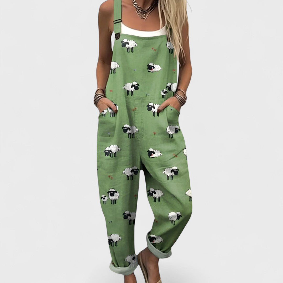 Anja - Comfortable and elegant loose-fitting jumpsuit