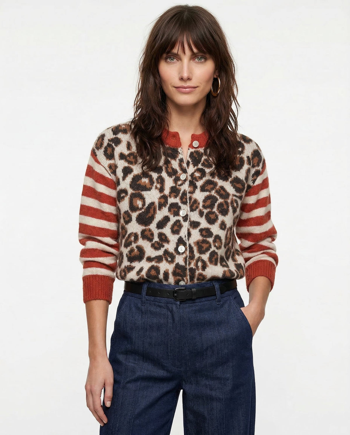 Chloé Halenky s leopardím vzorem
