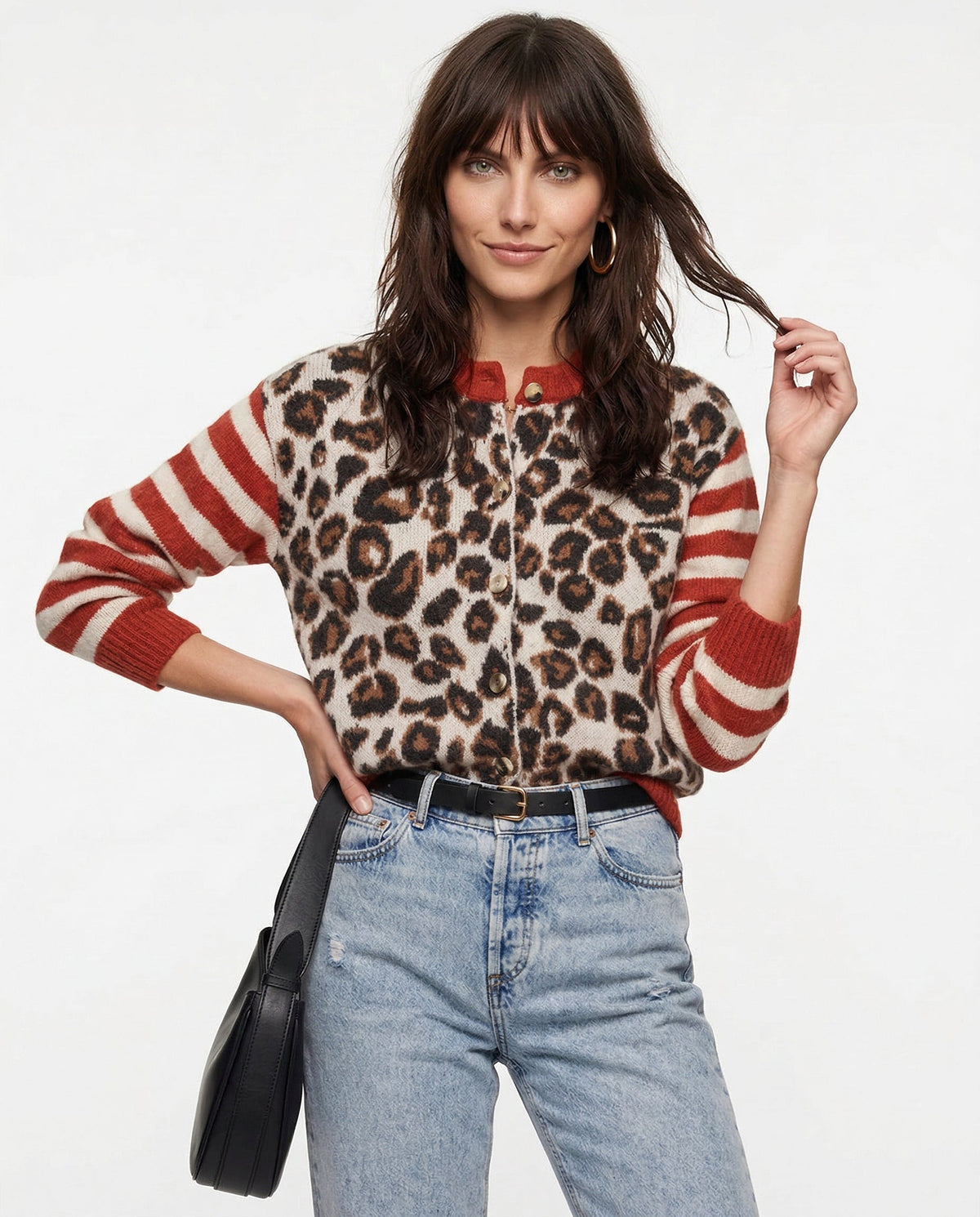 Chloé Halenky s leopardím vzorem