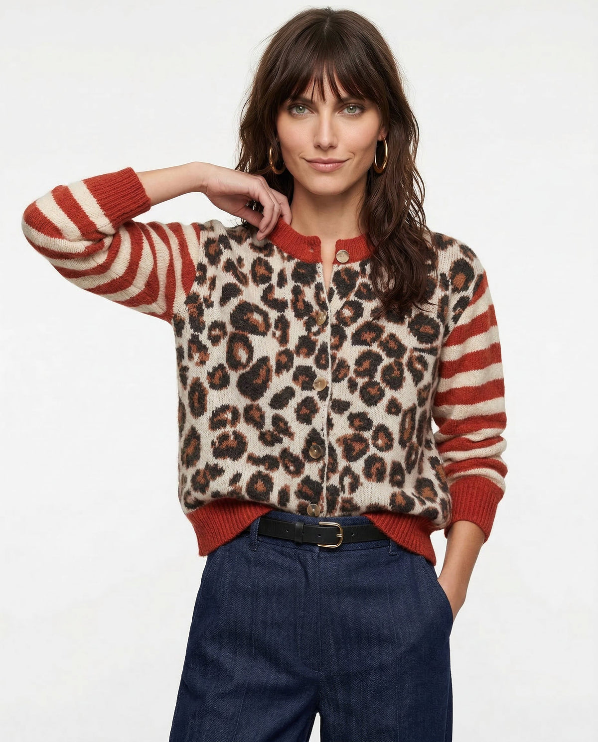 Chloé Halenky s leopardím vzorem