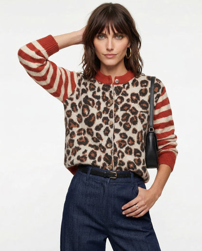 Chloé Halenky s leopardím vzorem
