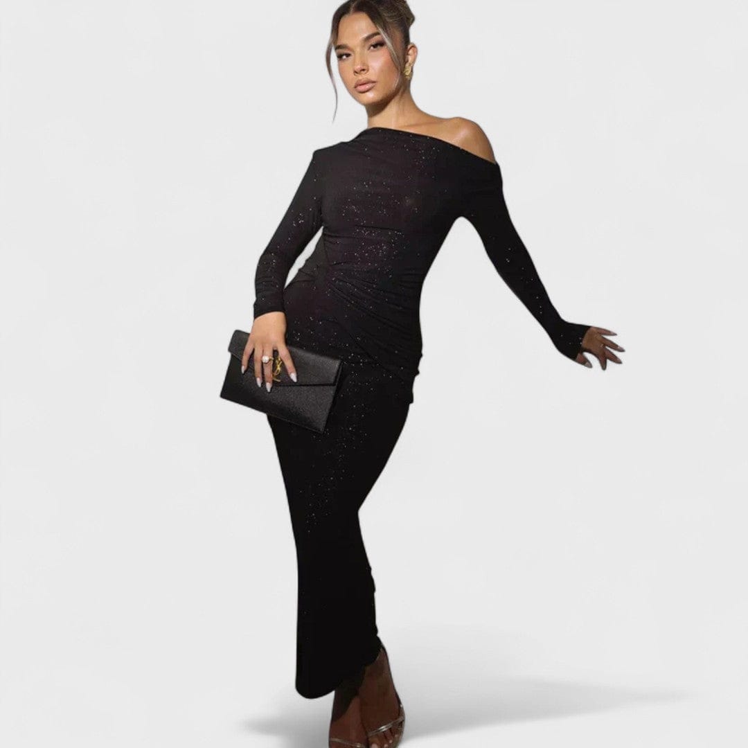 Moa - Shiny Maxi Dress
